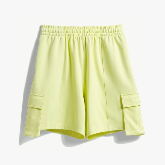 Adidas Unisex Ivy Park Yellow Tint Shorts GT4085 - Picture 3 of 6